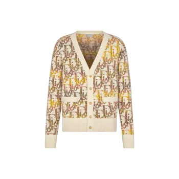 DIOR Dior Quarterly New Products Sweater Men's Yellow