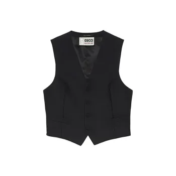 GUCCI X Harry Styles Co branded Vest Men's Black