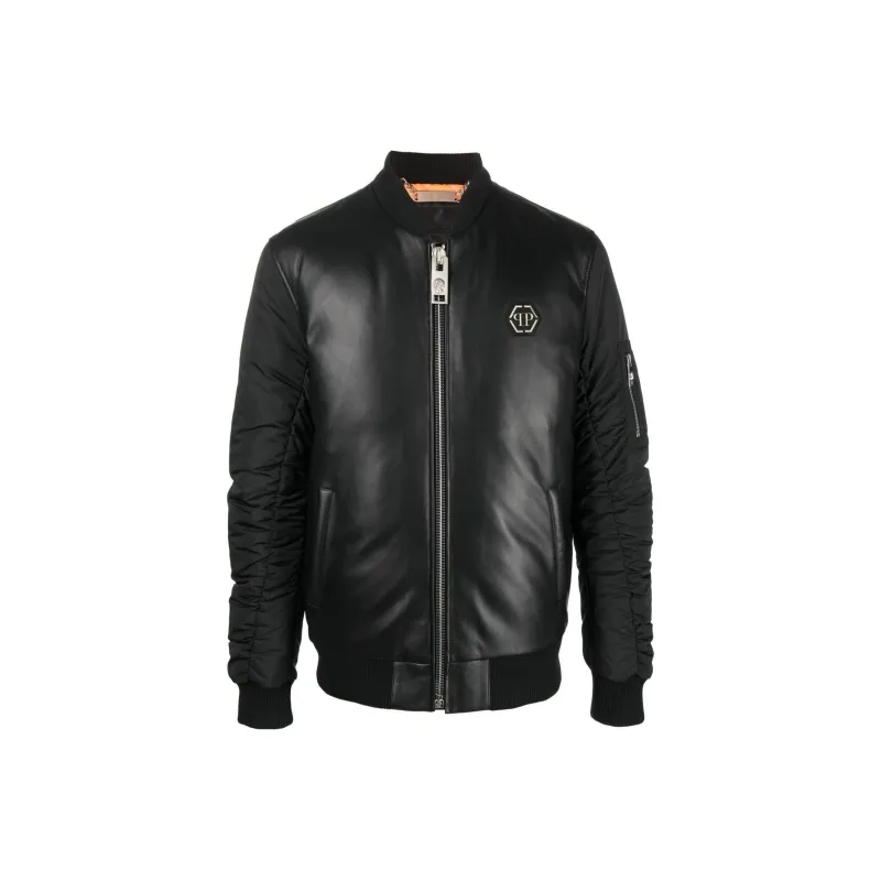 PHILIPP PLEIN SS23 Jackets Coats Men's Black-0