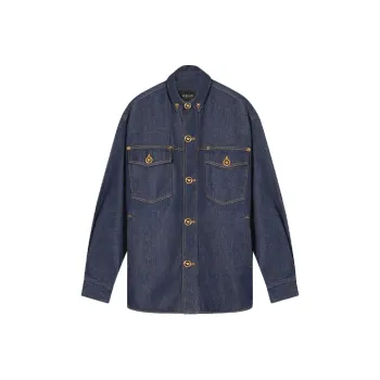 VERSACE VERSACE Denim Jacket Men's Blue