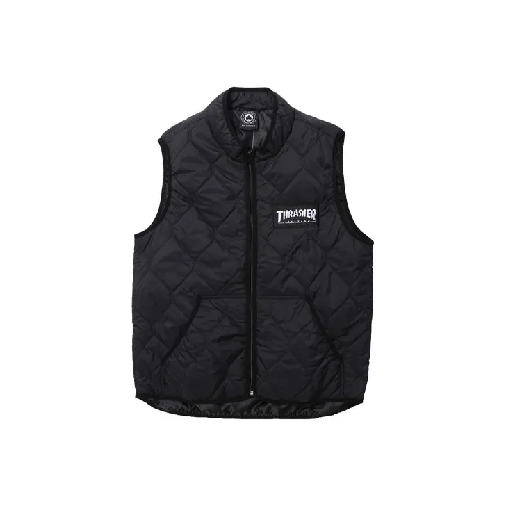 Thrasher Vest US Version Unisex Black-0