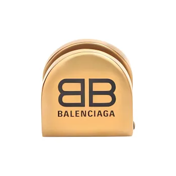 Balenciaga Brass Clip-On Earrings Women's