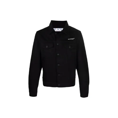 OFF WHITE Diag Stripe Denim Jacket
