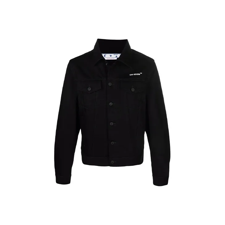 OFF WHITE Diag Stripe Denim Jacket-0
