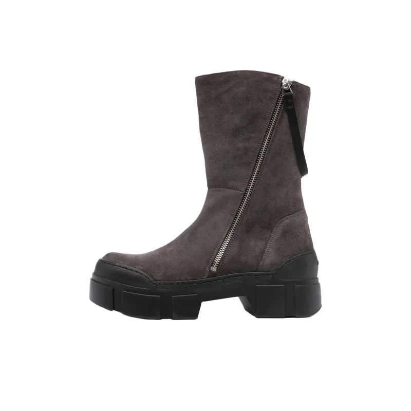 Vic Matie Silverstone Ankle Boots 4.2cm Women's Gray Brown-0