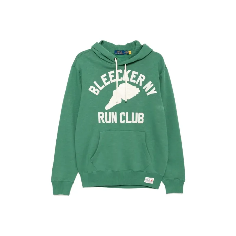 Polo Ralph Lauren Vintage Fleece Bleeker Polo Run Club Hoodie-0