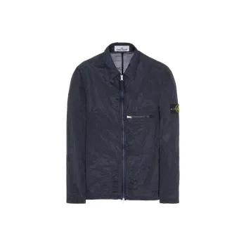 STONE ISLAND SS23 Nylon Meta Jackets Coats Men's Blue