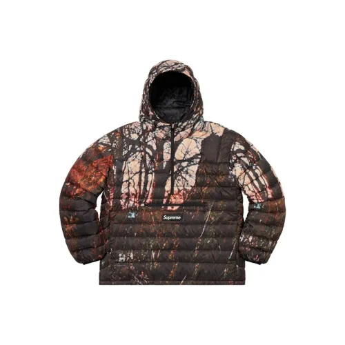 Supreme Micro Down Half Zip Hooded Pullover