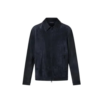 LOUIS VUITTON Leather Zipped Blouson