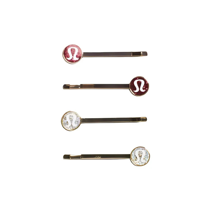 Lululemon Brass Steel Epoxy Resin Hair Clips Women's Multicolor-0