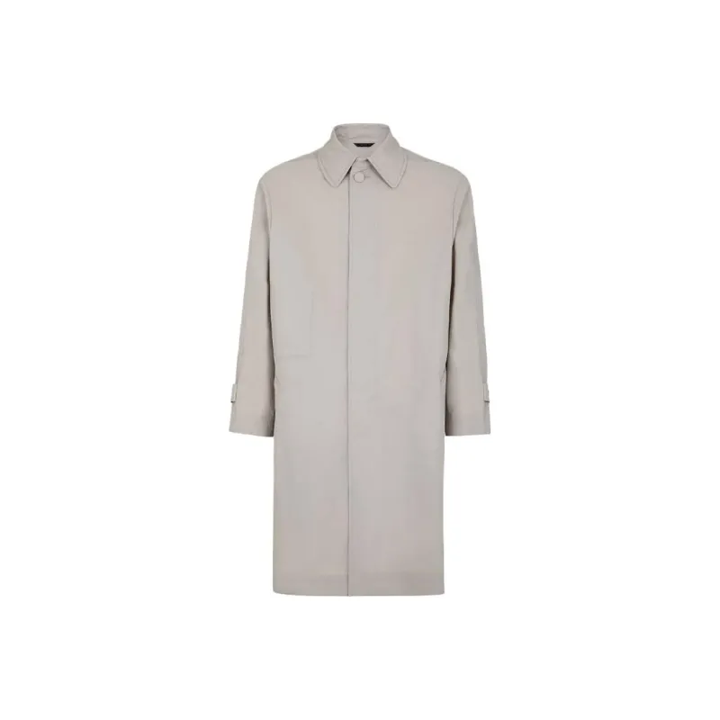 FENDI SS23 Jackets Coats Men's Gray-0