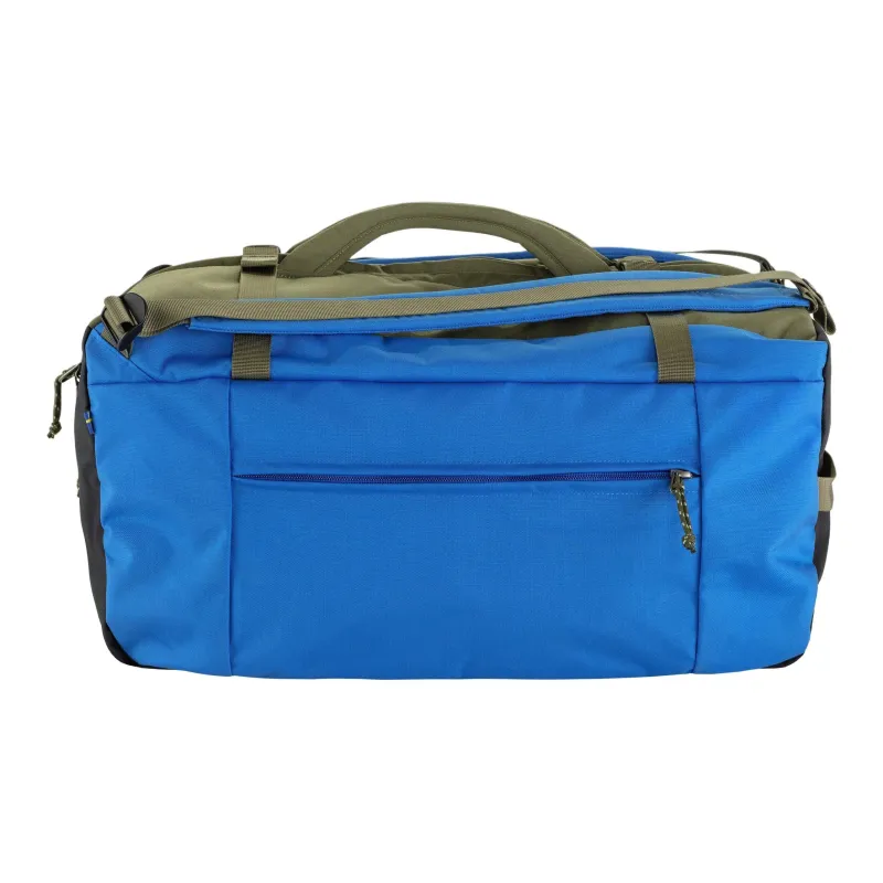 Fjallraven Recycled Nylon Travel Bag 45L Unisex Blue & Green-6