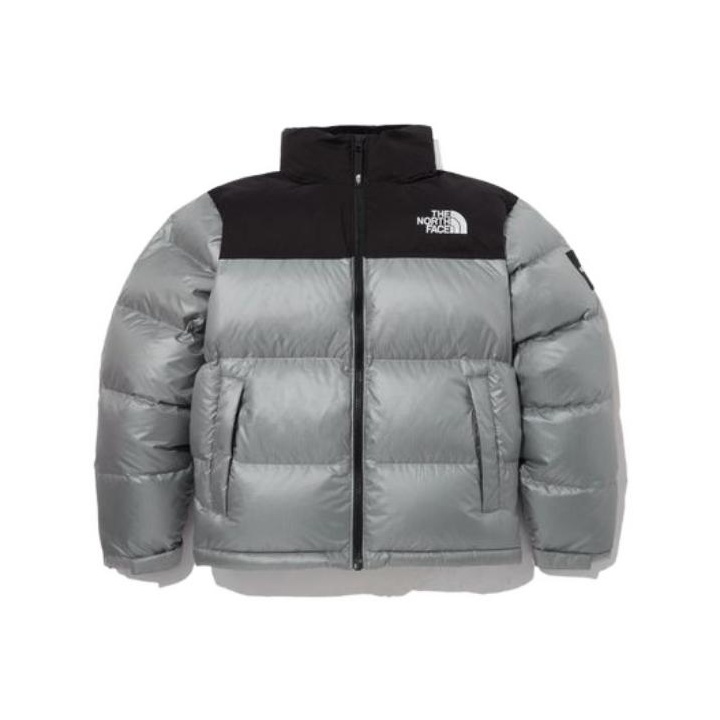 THE NORTH FACE Nuptse med jackets Coats Unisex Silver 85