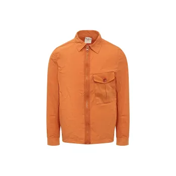 TEN C Garment dyed Shirt Jacket