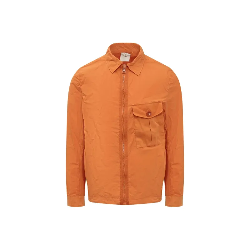 TEN C Garment dyed Shirt Jacket-0