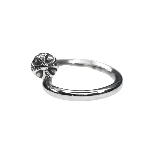 Chrome Hearts 925 Sterling Silver, Diamond Rings Unisex Silver