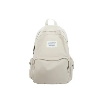 Single Warehouse Nylon Backpack Unisex White/Pink/Blue/Black