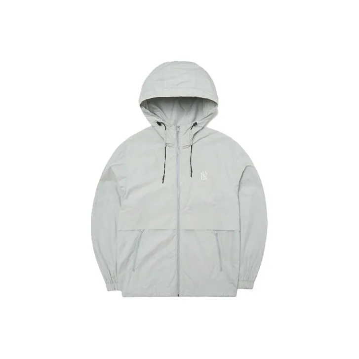 MLB Windproof And Breathable Windbreaker Jacket Unisex Cream-0