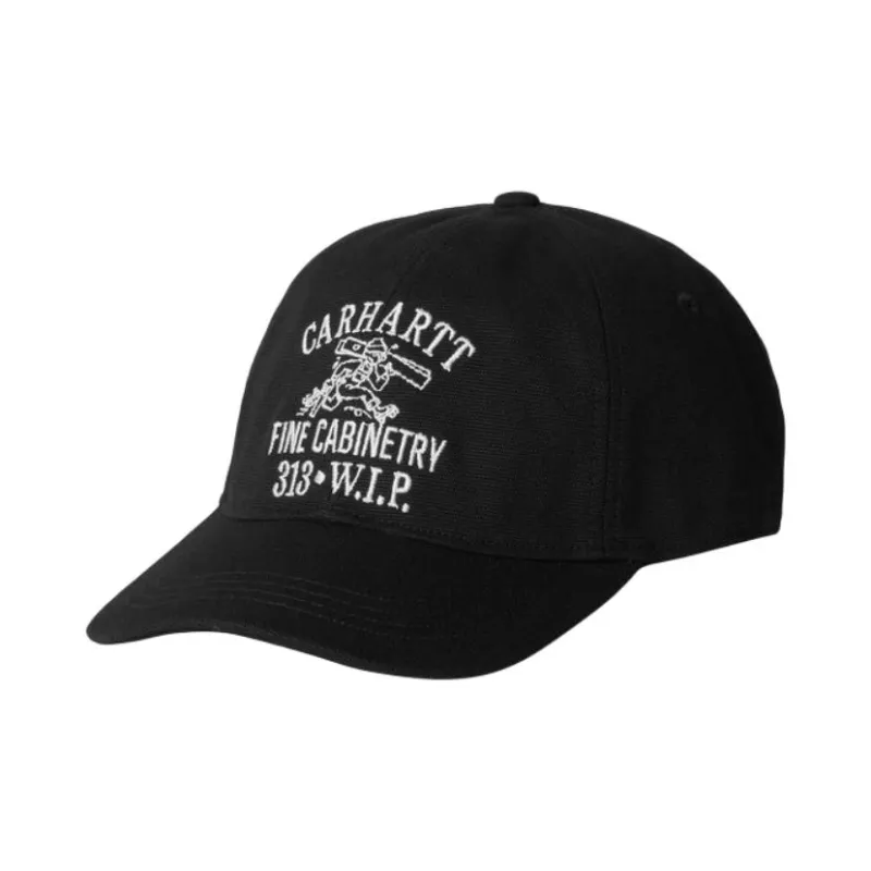 Carhartt WIP Cotton Baseball Caps Unisex Black-0