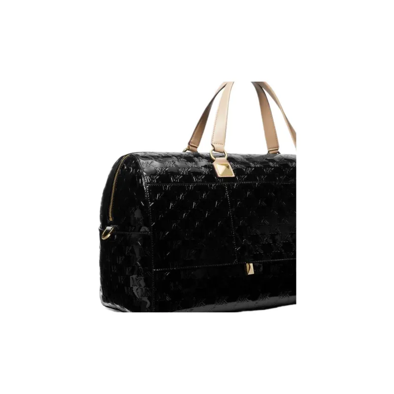 MICHAEL KORS Grayson Thermoplastic Polyurethane Boston Bag Crossbody Bag Shoulder Bag Handbag Extra Large Women's Black-4
