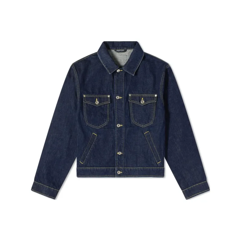 KENZO Denim Jackets Men Ink-1