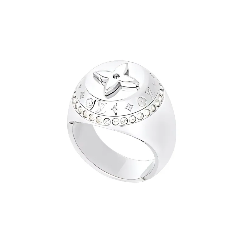 LOUIS VUITTON Rings Unisex Silver-1