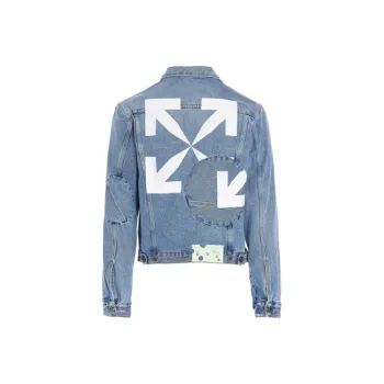 OFF WHITE Arrow Twist Denim Jacket '/'