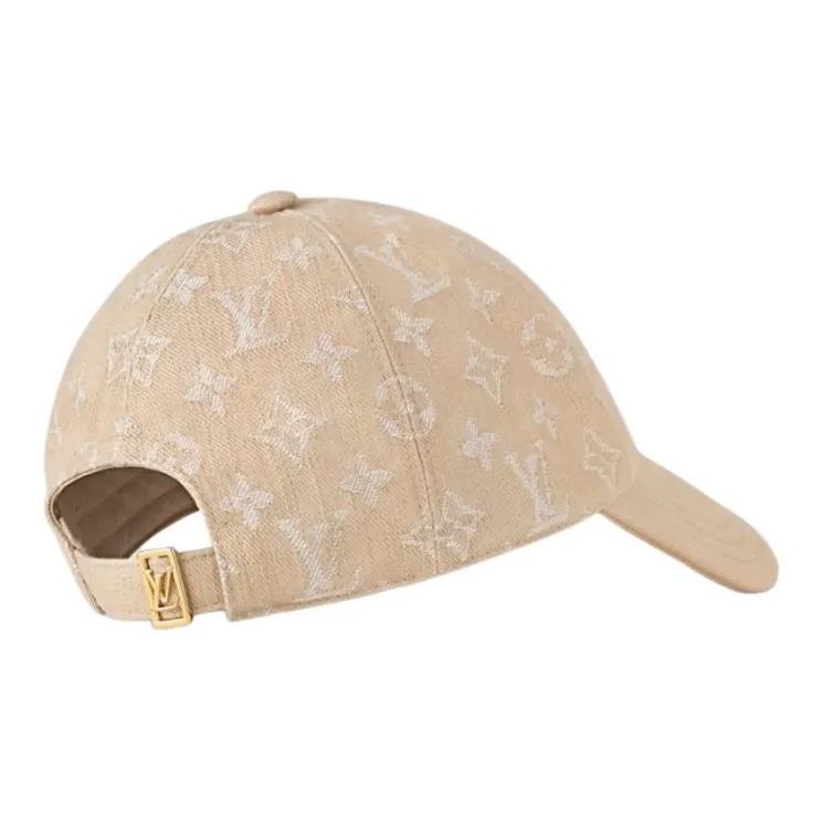LOUIS VUITTON 100% Cotton, Cotton Baseball Caps Women's Beige-2