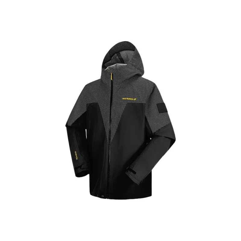 Jack Wolfskin Waterproof And Windproof Windbreaker Jacket Men's-4