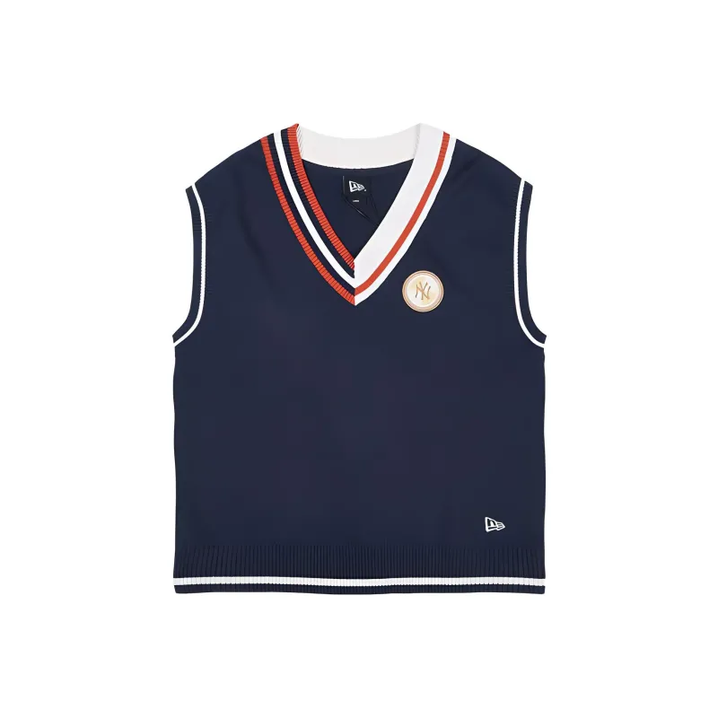 New Era MLB College Style Series Vests Unisex Navy Blue-0