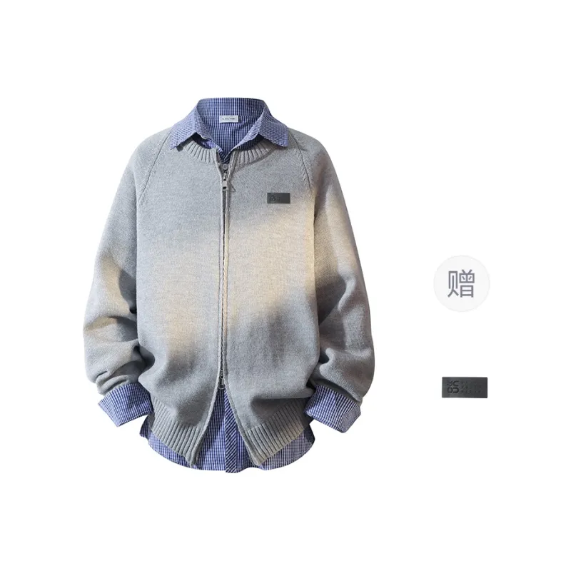YOSICIL Knitwear Men's Dark Gray-4