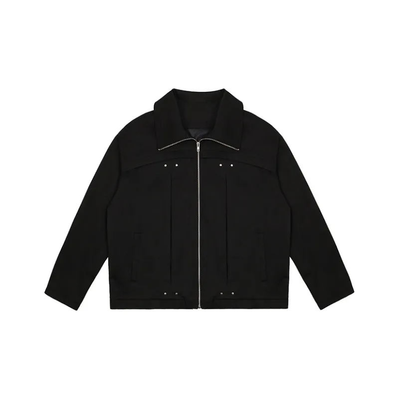 EMPTY REFERENCE x STUBBORN VISION Jacket Unisex Black-0