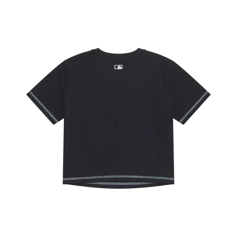 MLB New York Yankees Basic Collection SS25 T Shirt Women's Black-1