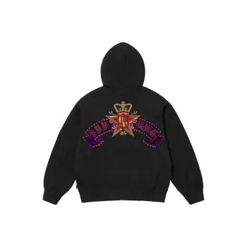 Supreme Crest Zip Up Hooded Sweatshirt