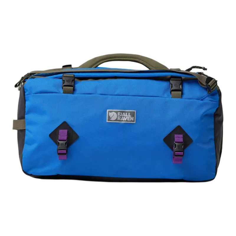 Fjallraven Recycled Nylon Travel Bag 45L Unisex Blue & Green-1