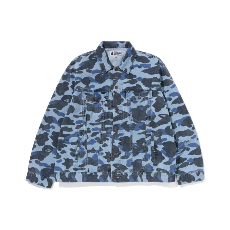 Bape Color Camo Denim Jacket-0