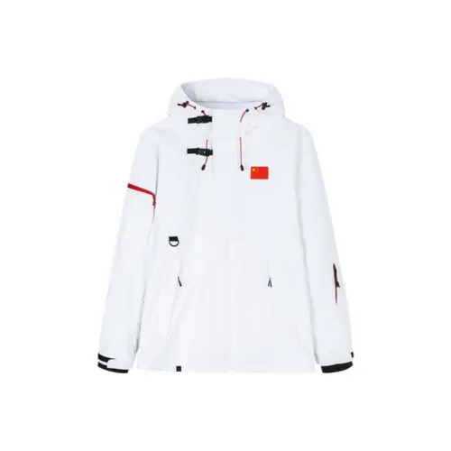 Anta Sports Life Collection Windproof UV Protection Breathable Windbreaker Jacket Men's White