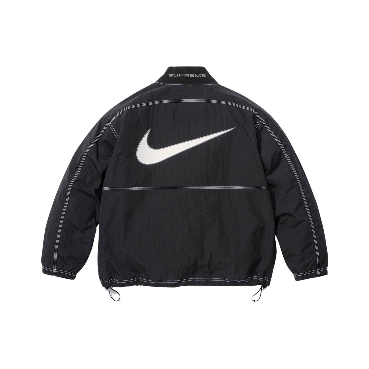 Supreme Nike Ripstop Pullover Black L - POIZON