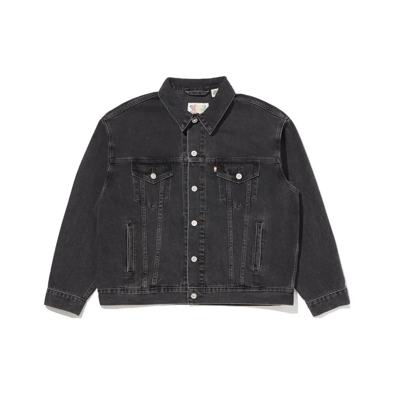 Levis SS23 Rainbow Series Jackets Men Black-0