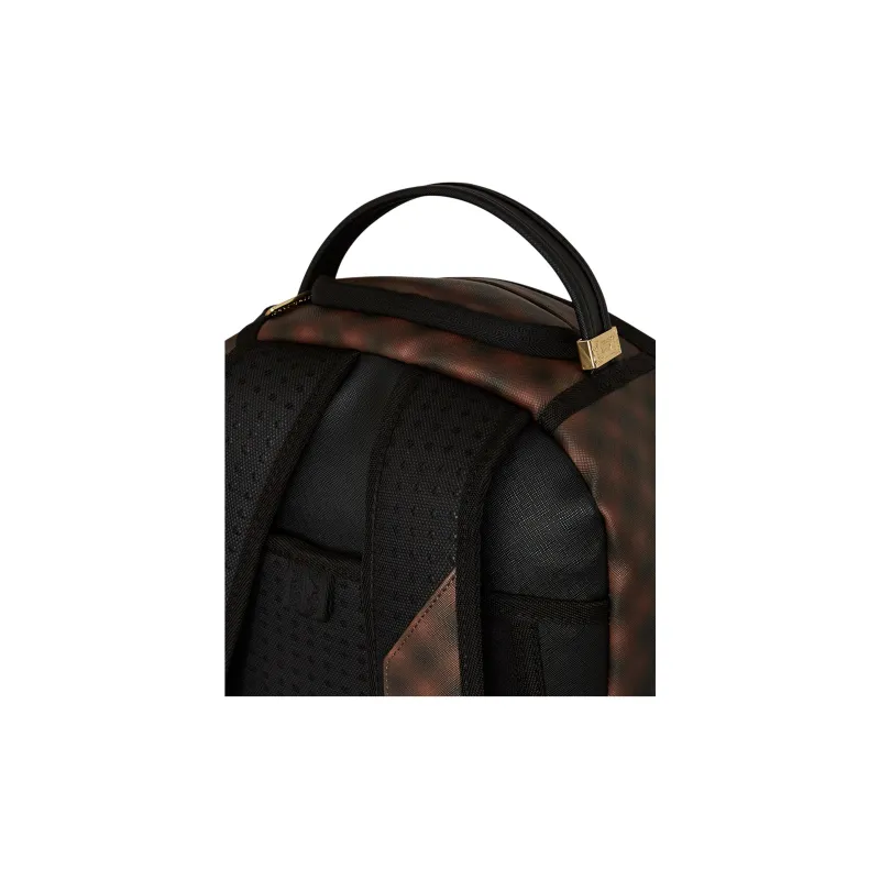 SPRAYGROUND Artificial Leather Backpack Unisex Brown-5