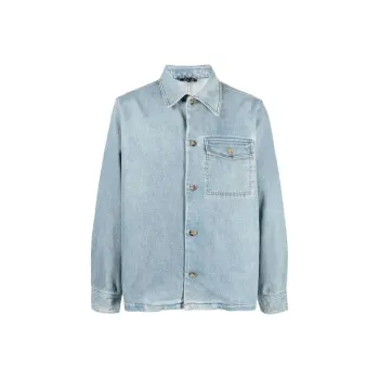 A.P.C Janice Buttoned Denim Jacket