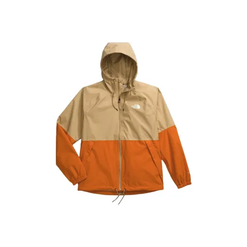 THE NORTH FACE Men's Antora Novelty Rain Jacket long & Coats Men's Khaki Stone/Desert Rusty