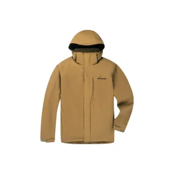 Columbia Waterproof, Windproof, And Breathable Windbreaker Jacket Men's Brown