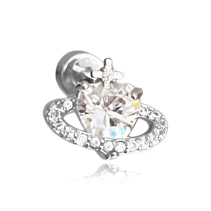KwOnline Titanium Steel Stud Earrings Women's-10