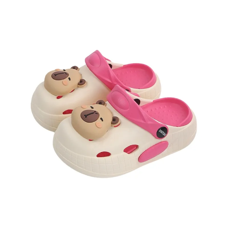 SHIGUDE Sandal Slippers White+Khaki-3