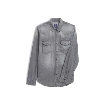 GAP Denim Jackets Men Concrete Gray