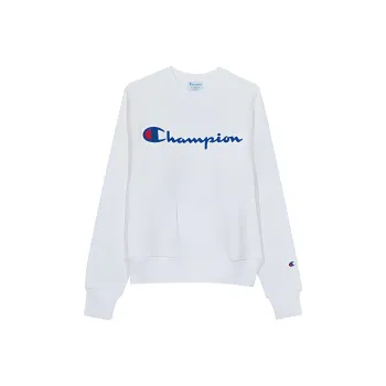 Champion Sweatshirt US Version Unisex White