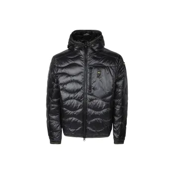 Blauer Zip Up Hooded Puffer Jacket