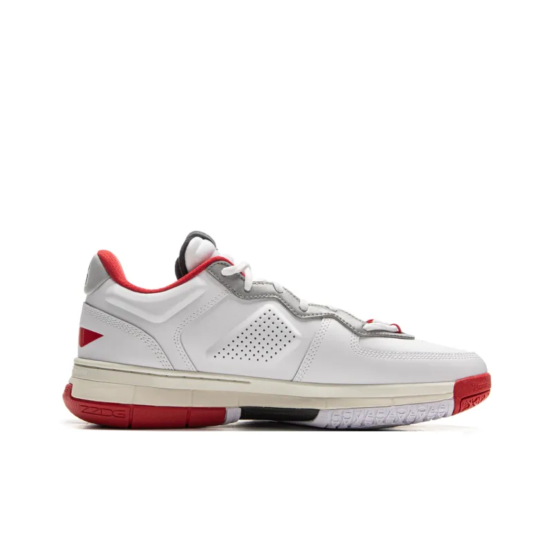 LiNing WOW 1 Cushioning, Slip Resistant, And Abrasion Resistant Low Top Basketball Shoes Men's Standard White-1