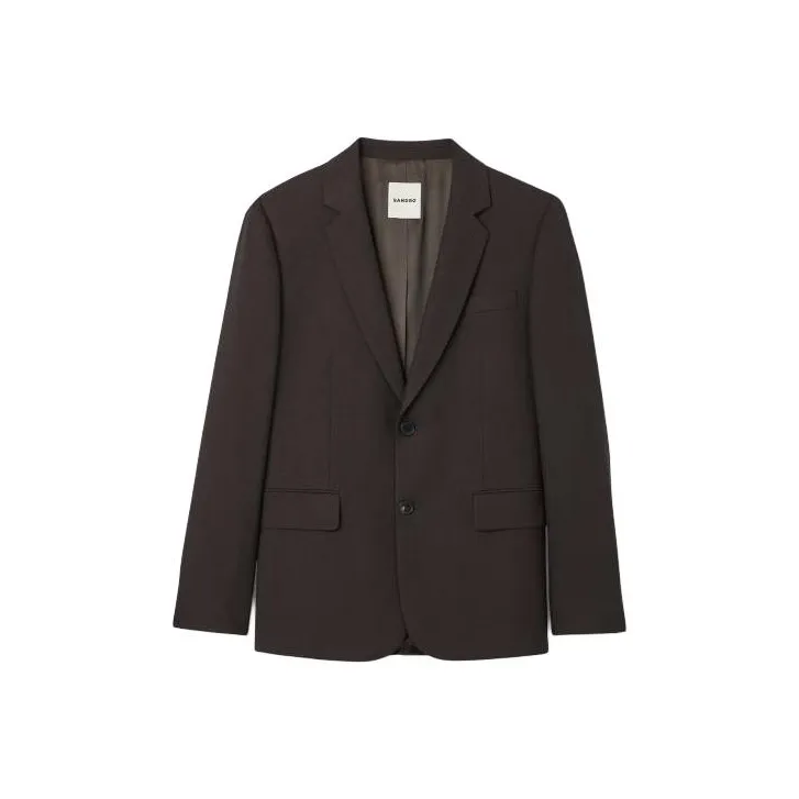 Sandro Suit Jacket Business Suit Men's Brown-0